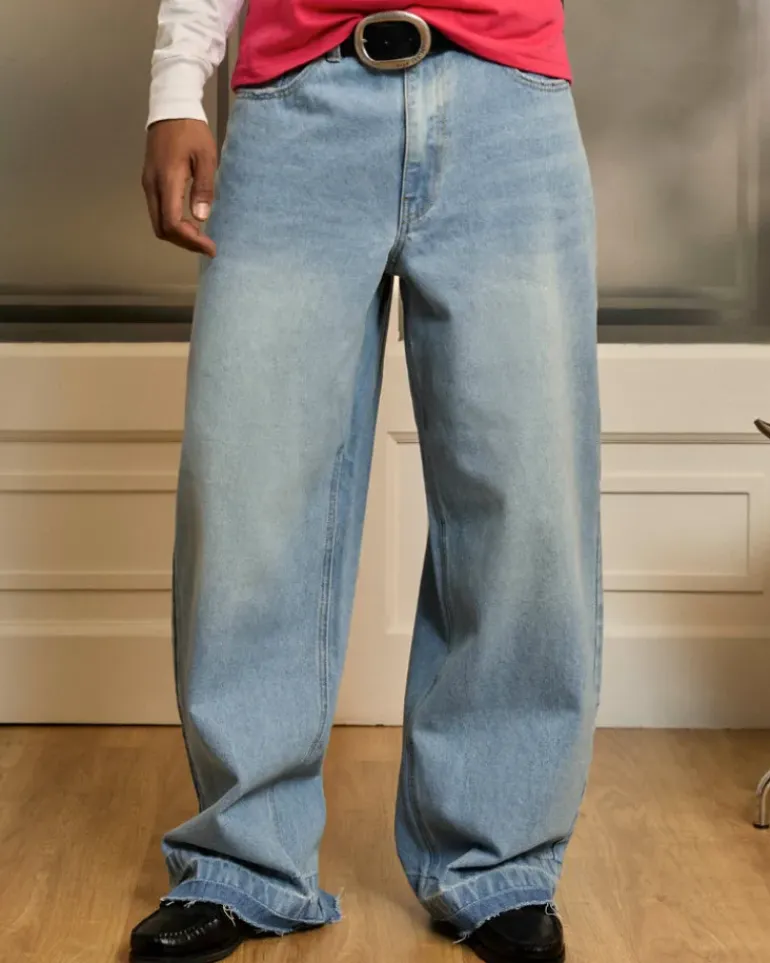Pantalón Baggy Azul Old