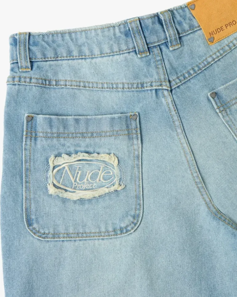 Pantalón Baggy Azul Old