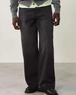 Pantalón Baggy Negro Old