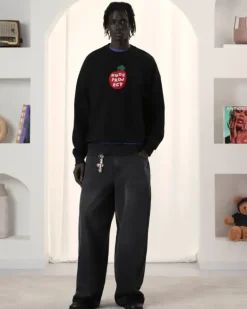 Pantalón Baggy Negro Old