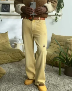 Pantalón Bootcut Amarillo