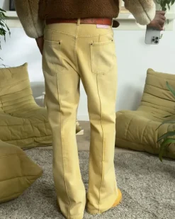 Pantalón Bootcut Amarillo