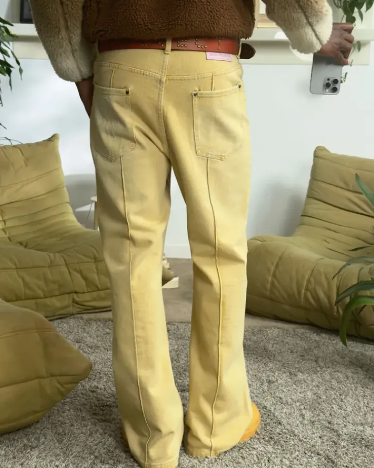 Pantalón Bootcut Amarillo
