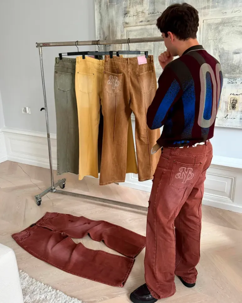 Pantalón Bootcut Amarillo
