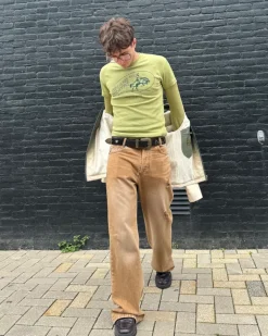 Pantalón Bootcut Marrón