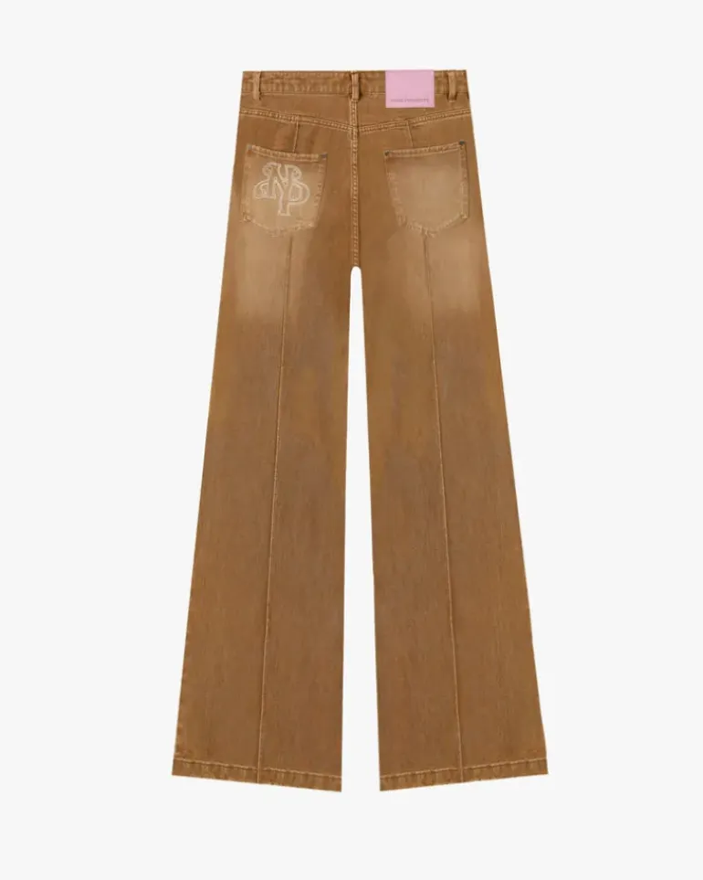 Pantalón Bootcut Marrón