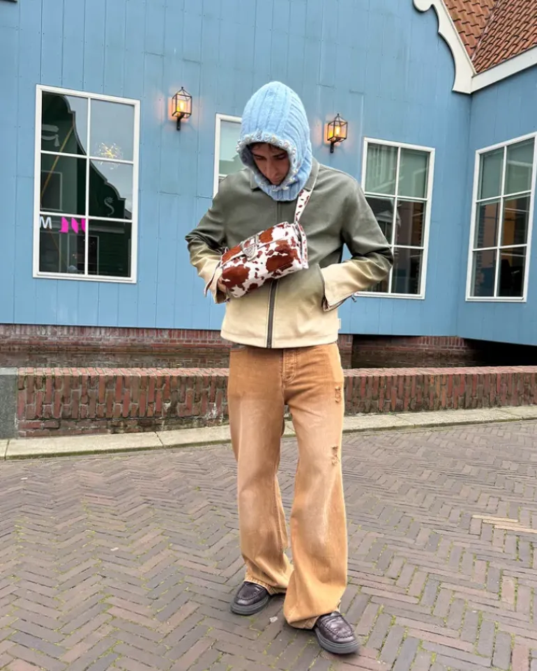Pantalón Bootcut Marrón
