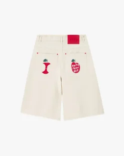Pantalón Corto Apple Crew Denim Raw