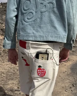 Pantalón Corto Apple Crew Denim Raw