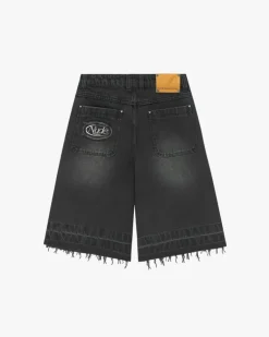 Pantalón Corto Baggy Negro Old Denim