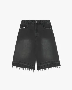 Pantalón Corto Baggy Negro Old Denim