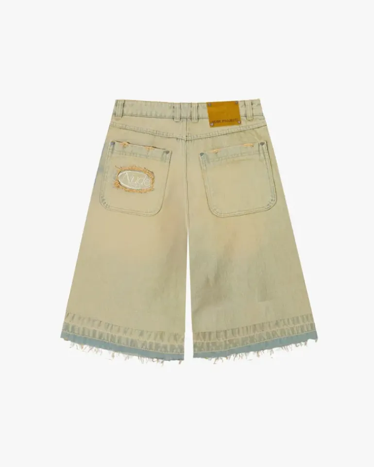 Pantalón Corto Baggy Sand Wash Old Denim