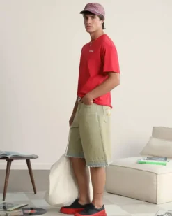 Pantalón Corto Baggy Sand Wash Old Denim