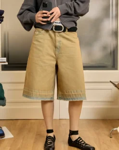 Pantalón Corto Baggy Sand Wash Old Denim