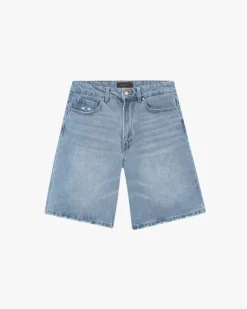 Pantalón Corto Basic Denim Azul