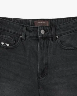 Pantalón Corto Basic Denim Negro