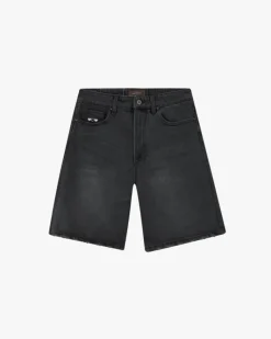 Pantalón Corto Basic Denim Negro