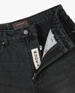 Pantalón Corto Basic Denim Negro