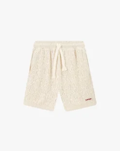 Pantalón Corto Blanco Crema