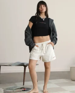 Pantalón Corto Blanco Crema