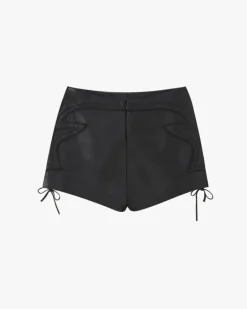 Pantalón Corto De Piel Sophisticated Cowgirl