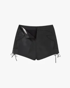 Pantalón Corto De Piel Sophisticated Cowgirl