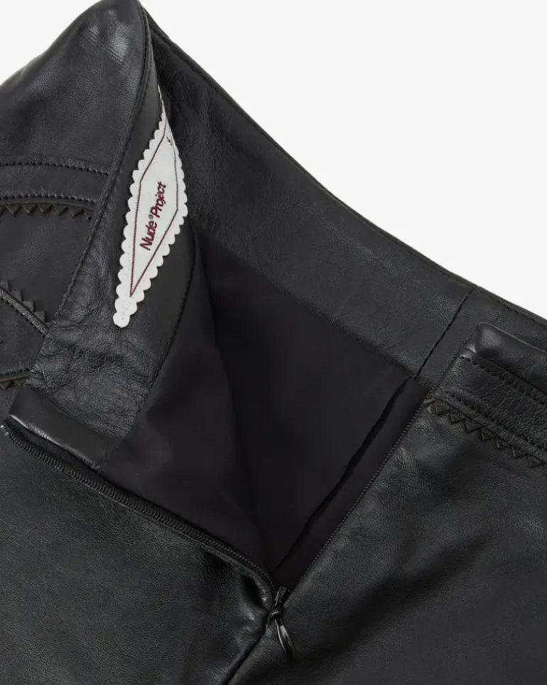 Pantalón Corto De Piel Sophisticated Cowgirl