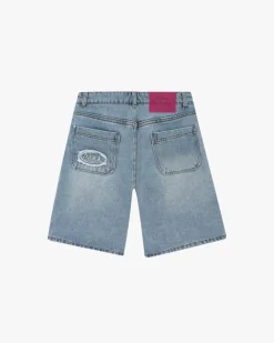 Pantalón Corto Denim Lace