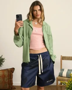 Pantalón Corto Mesh Azul Marino