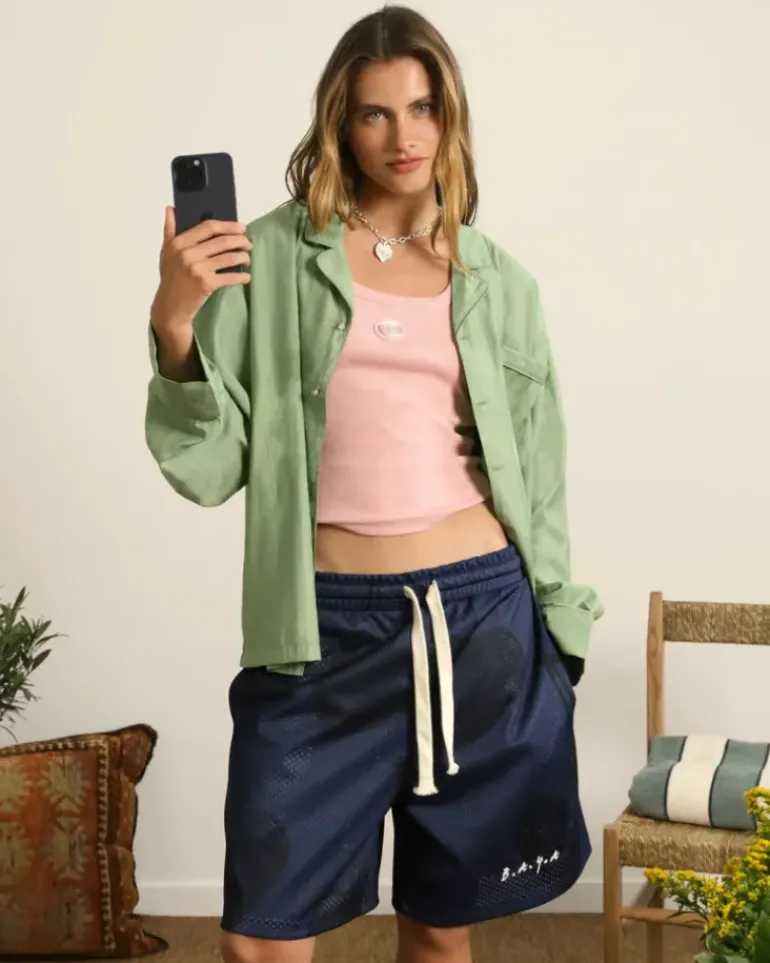 Pantalón Corto Mesh Azul Marino