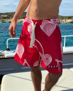Pantalón Corto Mesh Rojo