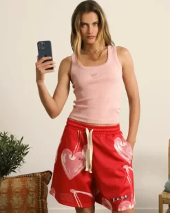 Pantalón Corto Mesh Rojo