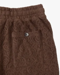 Pantalón Corto Romantica Marrón
