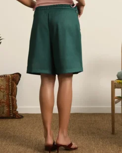 Pantalón Corto Solid Mesh Verde