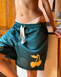 Pantalón Corto Solid Mesh Verde