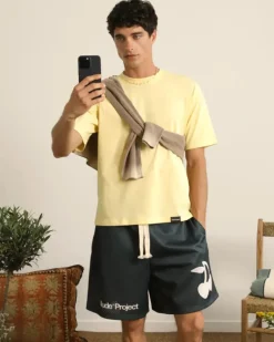 Pantalón Corto Solid Mesh Negro