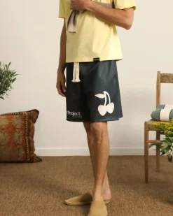 Pantalón Corto Solid Mesh Negro