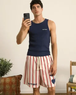 Pantalón Corto Stripes Mesh