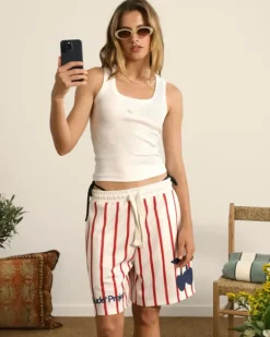 Pantalón Corto Stripes Mesh