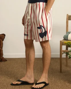 Pantalón Corto Stripes Mesh