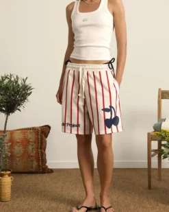 Pantalón Corto Stripes Mesh