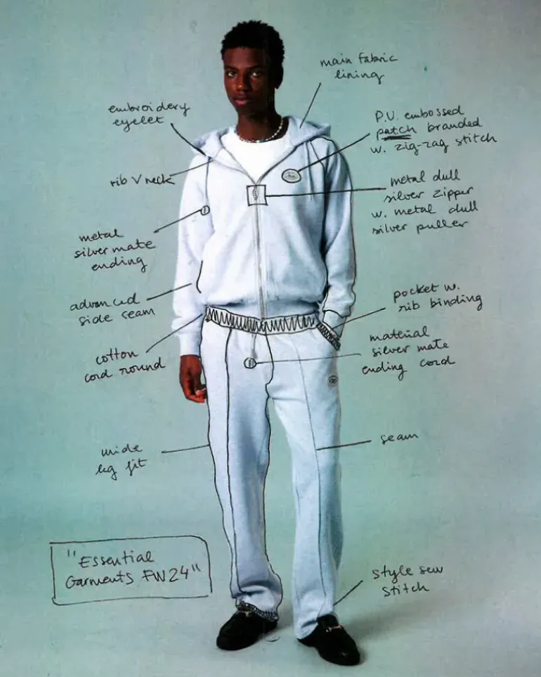 Pantalón Jogger Essentials Gris