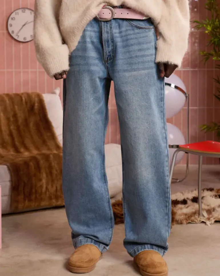 Pantalón Vaquero Básico Azul