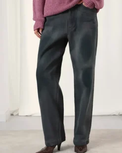 Pantalón Vaquero Verde Washed