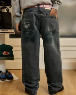 Pantalón Vaquero Verde Washed