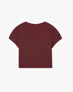 Peach Top Burgundy