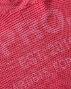 Perfect Cropped Zip-Up Hoodie Raspberry