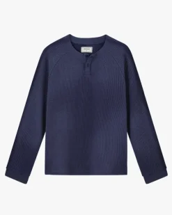 Polo Global Soon Waffle Azul Marino