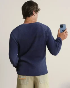 Polo Global Soon Waffle Azul Marino