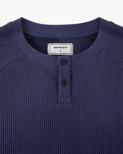 Polo Global Soon Waffle Azul Marino